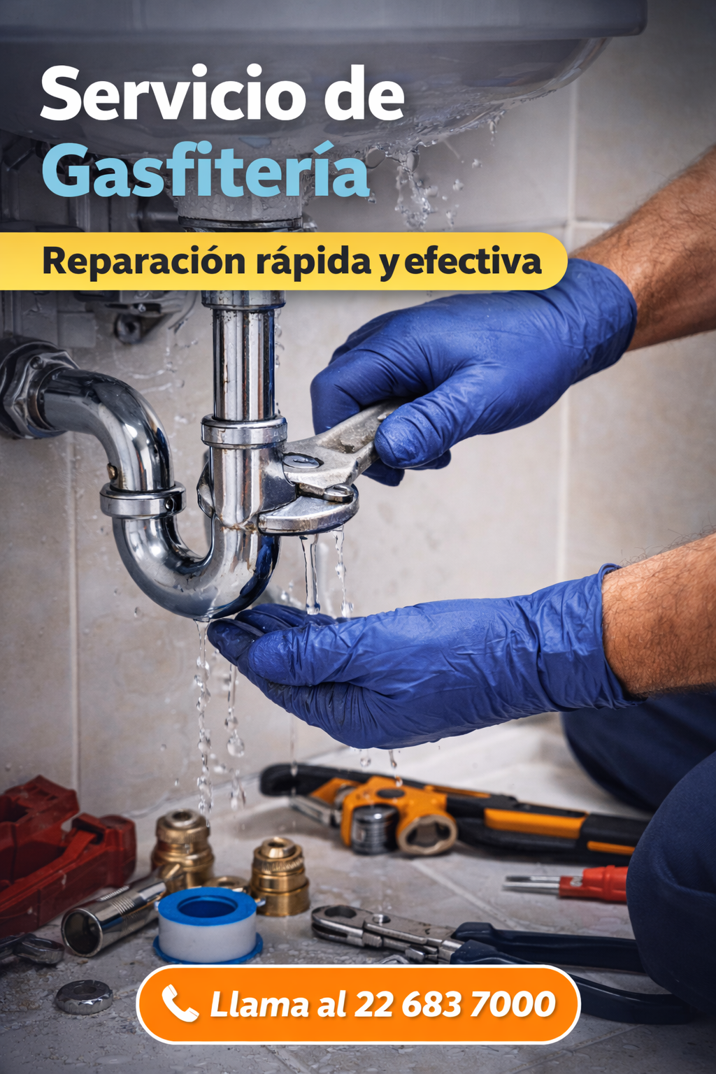 Mantención preventiva de conexiones de gasfitería